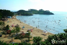 바다가 만든 조그만 반달 하나, 전남 영광 <가마미 해수욕장>