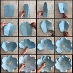 자이언트플라워에 있는 김미라님의 핀 | 종이 꽃 만들기, 꽃장식, 꽃 만들기