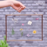 투명한 액자에 압화를 톡톡, 간단한 플라워 인테리어하기 - 바람개비-구멍가게 | 인테리어, 압화, 인테리어 소품