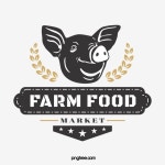 2 색 선형 농장 슈퍼마켓 레이블, 농장, 상표, 돼지 PNG, 일러스트 및 벡터 에 대한 무료 다운로드 - Pngtree | 농장, 색, 수채화 삽화