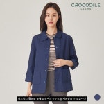 [크로커다일레이디] 추천 - [전연령][남녀] 레터링자수카라넥7부자켓_CLBMJK103