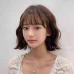 Bob에 있는 구스타일북 차홍룸님의 핀 | 중단발 웨이브, 짧은 헤어스타일, 헤어스타일
