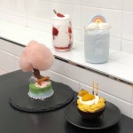 #홍대디저트연구소 신상 디저트♥ #벚꽃 디저트 와 #라멘 디저트 완전 디테일하고 맛도 괜찮다😆😆 굿굿👍 실물이 진짜... 