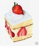 Pin de Studio jb en 유화 아크릴화 중급 | Arte de la comida, Ilustración postre, Tortas
