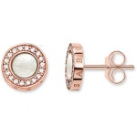 Thomas Sabo Ladies Rose Gold Plated Mother of Pearl Earrings H1861-435-14 #pearlearringsstud | 패션
