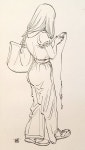 Pin page Épinglé par 반석 양 sur 수묵인물 en 2024 | Dessin de ballerine, Croquis, Dessin