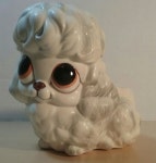 Vintage Lefton Ceramic White Poodle Puppy Planter Marked H1422 Japan | eBay(이미지 포함) | 동물