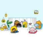 Pin page L_Cake에 있는 NINA님의 핀 | 카카오프렌즈, 귀여운 곰 그림, 곰 그림