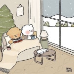 고미콩 on Instagram: “포근포근🌨🤍 따순 집에서 코코아 호록하는 날🍫🥛 오늘 8시에 유튭 업로드되어요... 