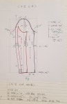 두장 소매 패턴그리기