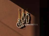 Mercado da Boca标识设计 | 어린이 박물관, 인테리어, 화장실