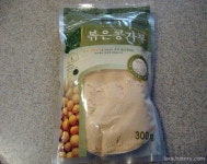 한살림 추천상품(두부, 콩나물, 유정란, 볶은콩가루)