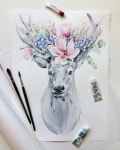 Pin von congcong auf 동화일러스트 작가 | Aquarell malen, Malen für anfänger, Kunst aquarell