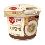 [CJ] 햇반컵반 설렁탕밥 253g || Seolleongtang, Ox Bone Soup, 雪浓汤, ソルロンタン in 2020 | Food store, Genetically modified... 