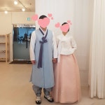 이랑한복_성남분당점🎀신부한복,혼주한복,결혼한복,돌한복님이 Instagram에 게시물을 올렸습니다: . . . 신랑 신부님 본식한복 :) 맞잡은... 