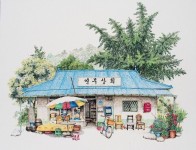 사라지는 동네슈퍼마켓을 그리는 화가 | Korean painting, Korean art, Korean illustration