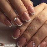 Pin by hyosuk Choi on 네일아트 | French manicure nail designs, French manicure nails, Bling nails