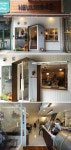 분당 화이트 모던 카페 인테리어, 예쁜 간판, 금속 외관, modern white cafe interior | 현대 인테리어 디자인, 인테리어, 가게 앞 디자인