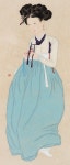 혜원 신윤복 미인도 모사작
