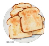 ปักพินโดย 꽃자락 ใน BREAD | ศิลปะเกี่ยวกับอาหาร, อาหาร... 