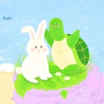Pin page #까아뜰리에 65 토끼와 거북이 🐇🐢 #그림책 #동화책 #커미션 #프로크리에이트 #드로잉 #디자인 #그림스타그램 #캐릭터... 