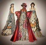 Fashion Illustration에 있는 Art.Arch. A.R.I님의 핀 | 개