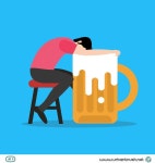 술독 일러스트 ai 무료다운로드 free alcohol poisoning vector -  Urbanbrush - 2020 | 배너, 일러스트레이션, 웹디자인