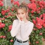 델리룩 #오앤지 (com imagens) | Coreana fofa, Garotas fofas, Beleza coreana