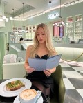 Prada cafe breakfast avocado toast blonde hair Slavic girl Prada cafe breakfast avocado toast blonde hair Slavic girl in 2024... 