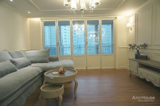 웨인스코팅과 폴딩도어의 조화- 용인수지 만현마을 롯데 : 네이버 블로그 | 가정용, 인테리어, 집 장식