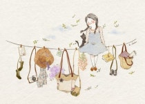 분당 취미미술, 감성 일러스트, 수채화, 색연필화, 초록담쟁이 작품감상.