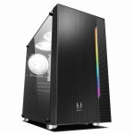 쓰리알시스템 RGB 강화유리 미니 PC케이스 블랙 R400CP - 2020 | 제품