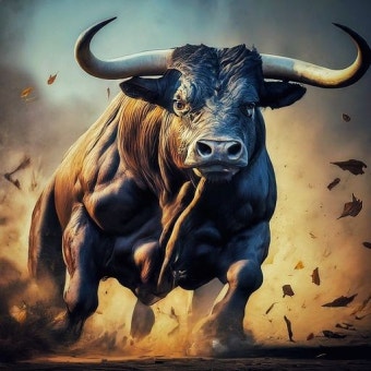 Angry Bull in 2024 | Animal paintings, Animal habitats, Animal drawings