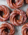 Pin page Pin by Elizabeth Jane Denton on Pink | French crullers, Recipes, Strawberry glaze