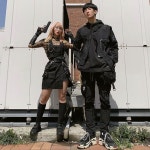 조끼 얼마나 멋지게요 커플분들 커플 테크웨어 안하세요? #하지만진우는동생 #지혜콩 #techwear #techfashion #tactical #punkfashion…