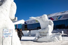 대관령눈꽃축제 snow_festival 와 용평리조트스키장ski_resort... 알파인스키가 열리는 용평리조트 스… | 알파인 스키, 배경화면
