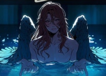 BIKO 비코 (@bikoyaki) on X | Anime water element, Angel in water, Anime water power