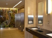 Pin by 지윤 정 on 1사무실 | Restroom decor, Toilet design, Framed bathroom mirror