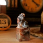 新泰來石一寸 未完成壽鈕 | 조각