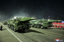조선인민혁명군창건 90돐경축 열병식중에서 - Military Parade Marks 90th Anniversary of KPRA - em 2022 | Guerras