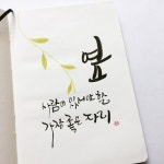 Pin page . 옆, 사람이 있어야 할  가장 좋은 자리. -김소연, 한글자사전- - 2024 | 손글씨, 손글씨 문구, 멋진 문구