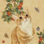 baharagu.01반하라구 | 민화, 동물 그림, 고양이 그림