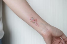 #tattooart #flowertattoo #colortattoo #tattooistmuha #inkedmag #타투 #꽃타투 #수채화타투 #대구타투 #타투이스트 #무하... 
