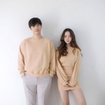 선남선녀 뮬리 커플 시밀러룩 남자 맨투맨 + 여자 원피스