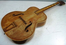 #guitar Vintage Harmony H1414 Patrician Archtop F-Hole Acoustic Guitar please retweet | 기타