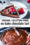 Salted Chocolate Cream Tart (Vegan & Gluten-Free) — Rainbow Plant Life | Vegan desserts, Vegan chocolate pies, Vegan tarts