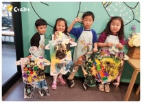 알록달록 우드락 판화 - 옷걸이 [밤비니 5세 수업 / 시흥시 정왕동 배곧 미술학원 - 창의미술 크리아트] | 유치원 아이디어, 5세, 유아 미술