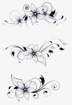 난초,꽃,꽃 상자,모이다,자유형,선,들꽃 | Flower drawing, Flower boarders, Line art tattoos