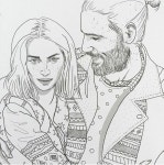 Thomas Hedger,Mónica Planasesteve,Natalia Pereira,Marijoe,Cvspe & Zahraa AlQaallaf.에 있는 일 김님의 핀 | 연필화