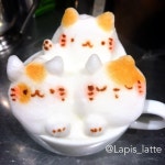#3dlatteart #3dラテアート #ねこ #猫 #ラテアート #latteart #カフェラテ... • lapis_latte - 2020 | 음료